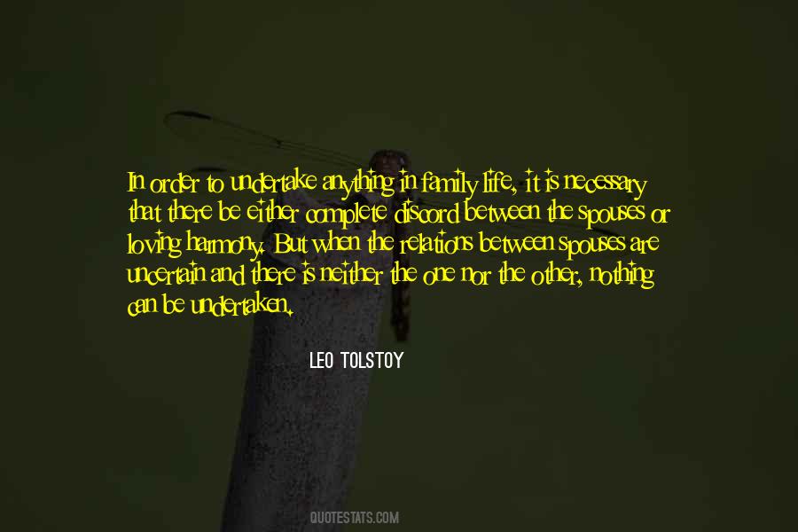 Family Harmony Quotes #1867239
