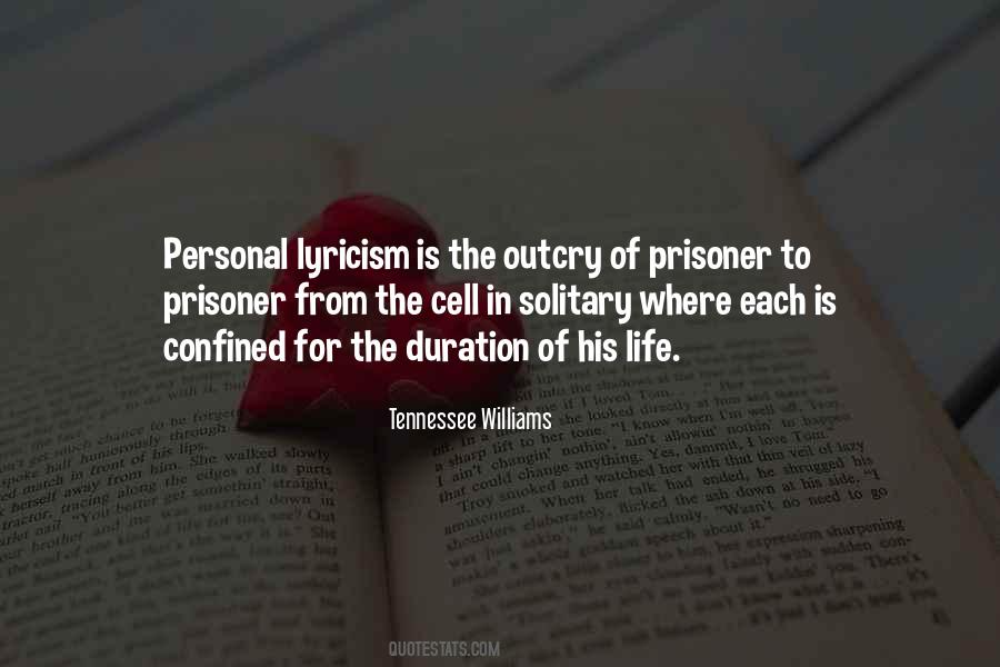 Prisoner In The Third Cell Quotes #35844