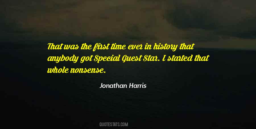 First Time In History Quotes #180089