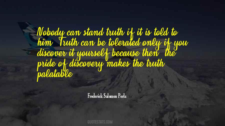 Discovery Of Truth Quotes #631358