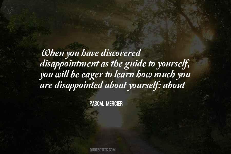 You Will Be Disappointed Quotes #1165349