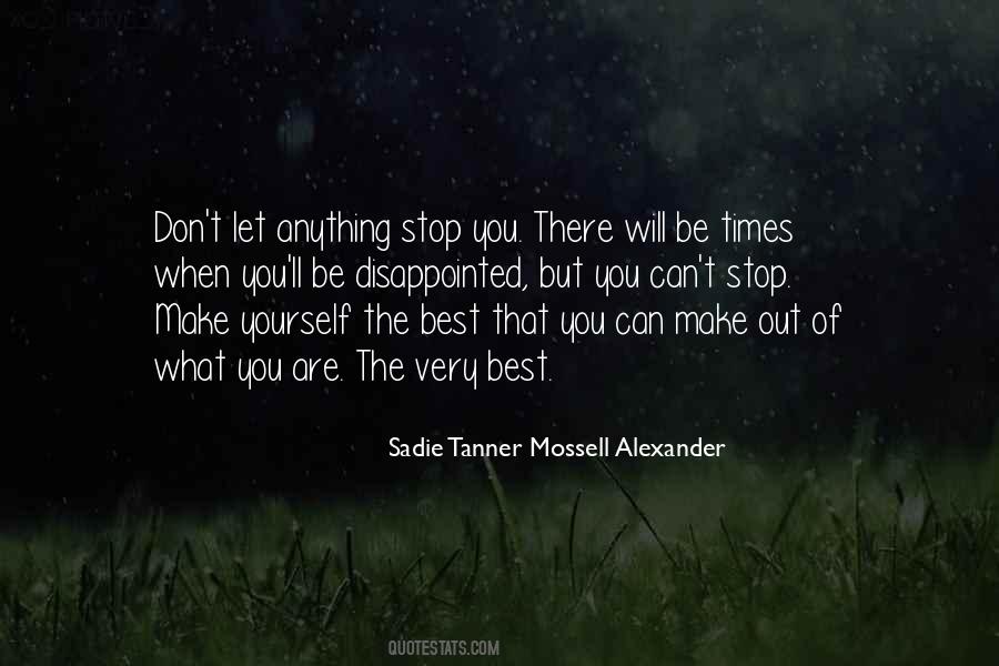 You Will Be Disappointed Quotes #1782305
