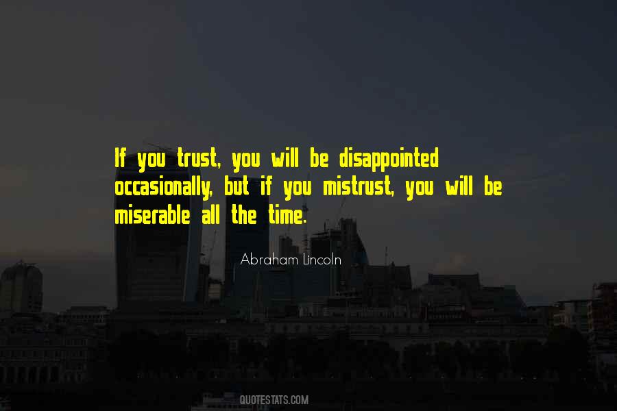You Will Be Disappointed Quotes #61522