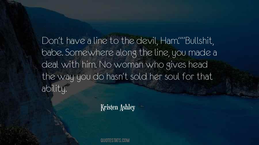 Woman Line Quotes #1004757