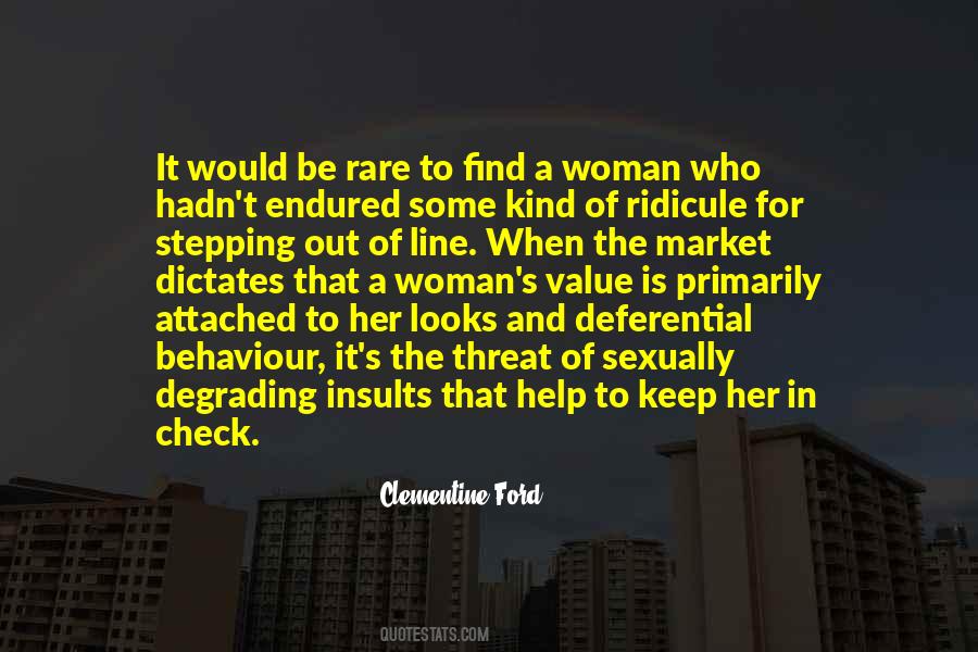 Woman Line Quotes #1006624