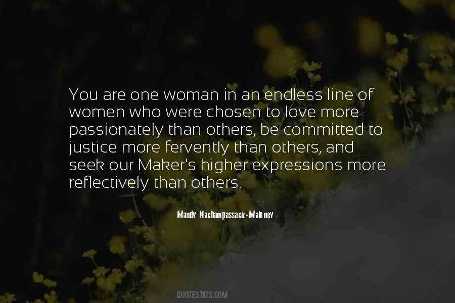 Woman Line Quotes #271017