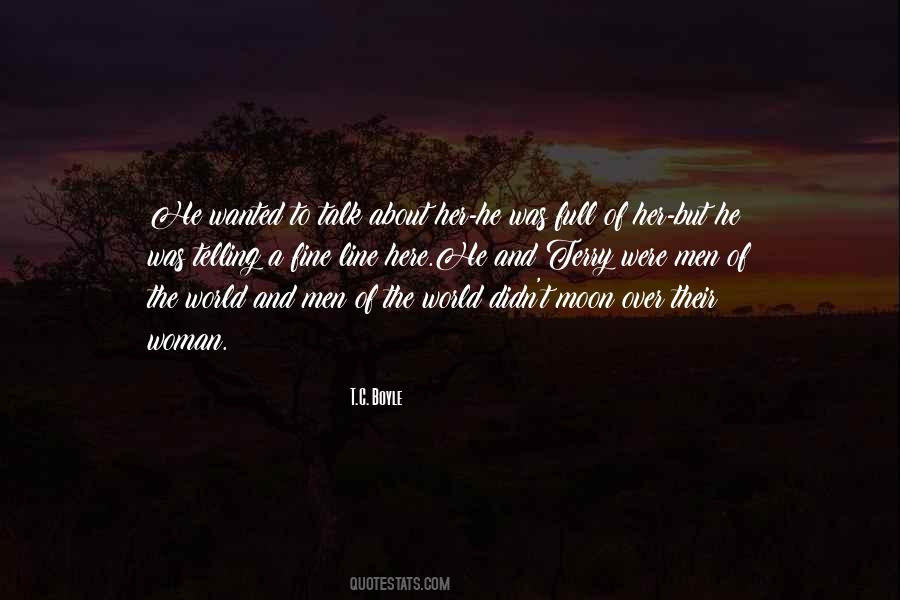 Woman Line Quotes #454097