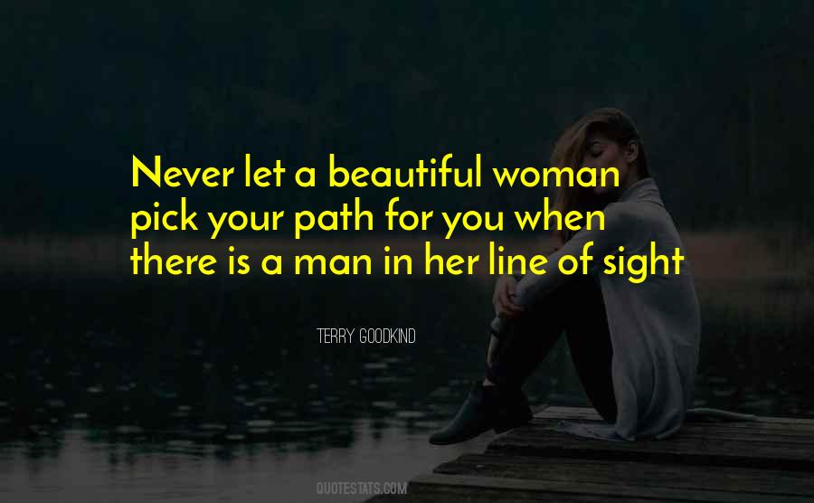 Woman Line Quotes #95932
