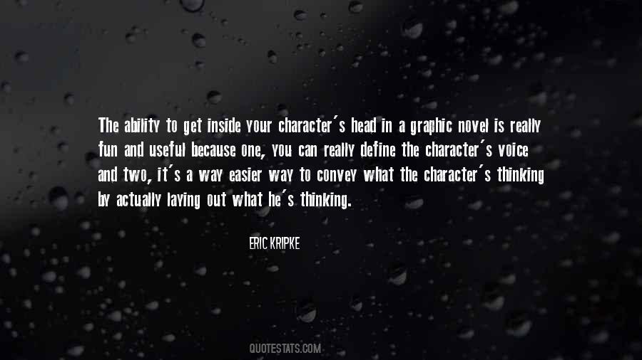 Graphic Novel Character Quotes #578876