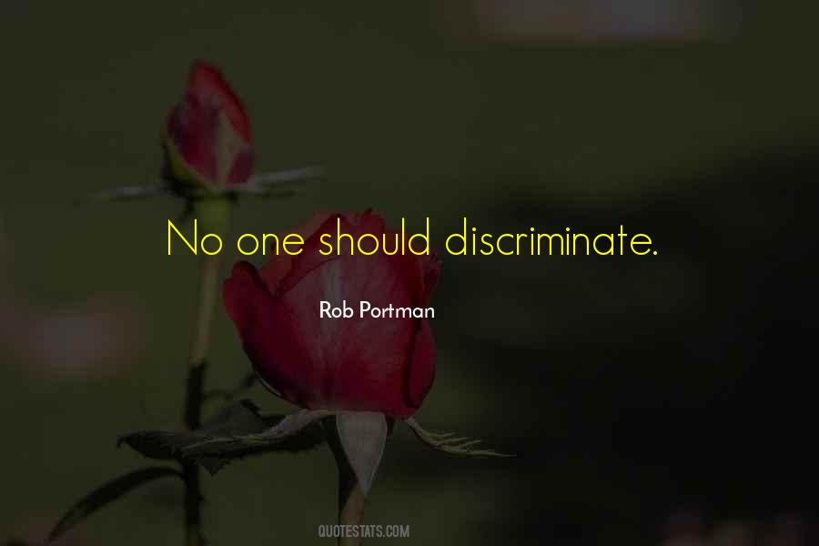 Discriminate Quotes #1038696