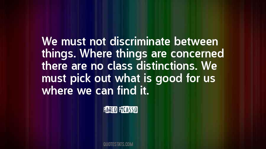 Discriminate Quotes #979347