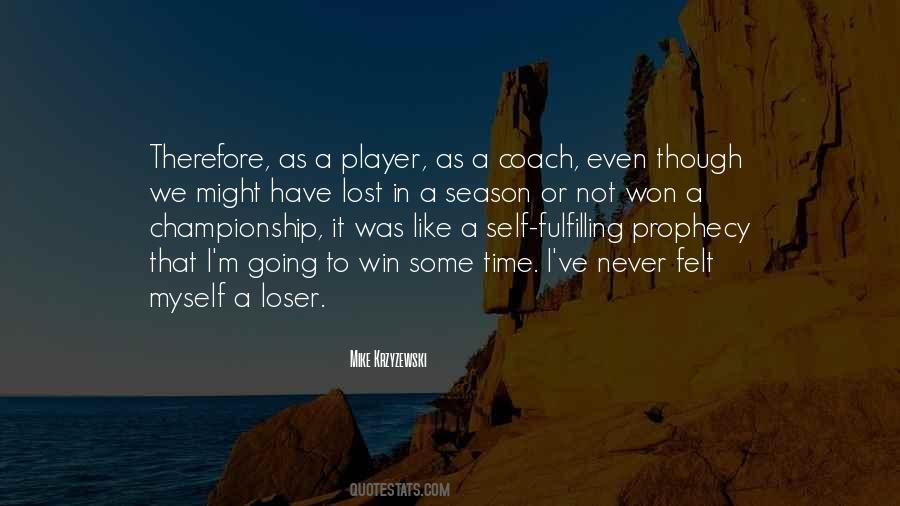 Championship Loss Quotes #1660812