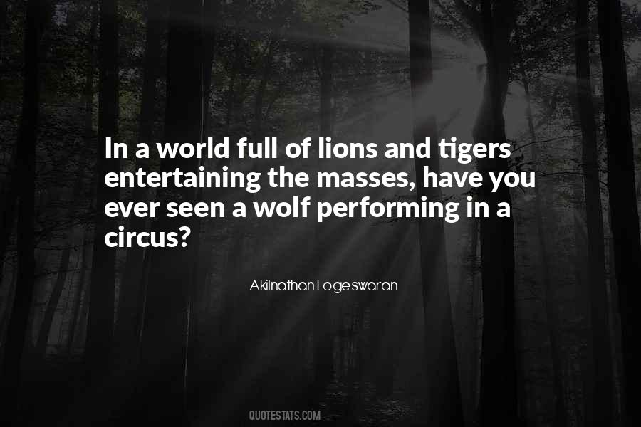 Wolf Vs Lion Quotes #58949