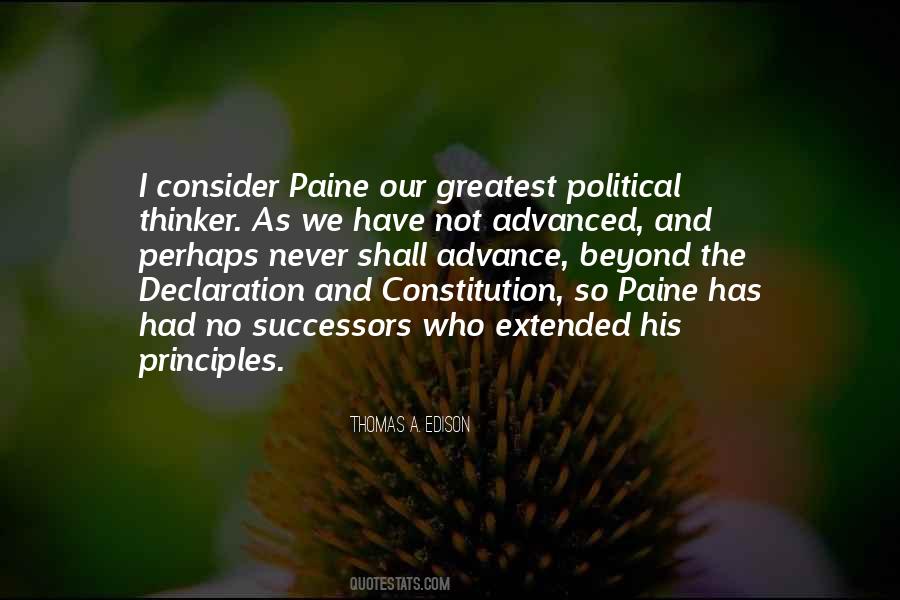 Political Thinker Quotes #1473372