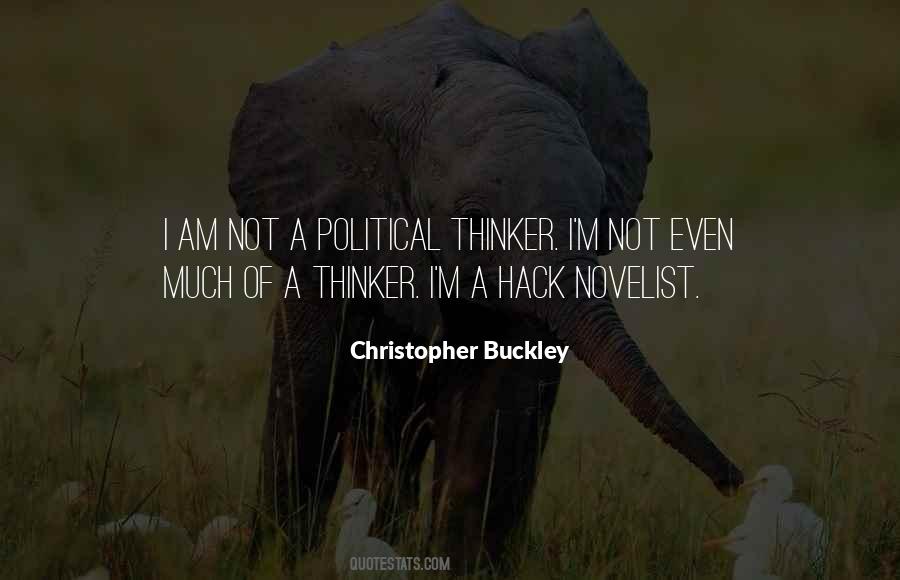 Political Thinker Quotes #606852