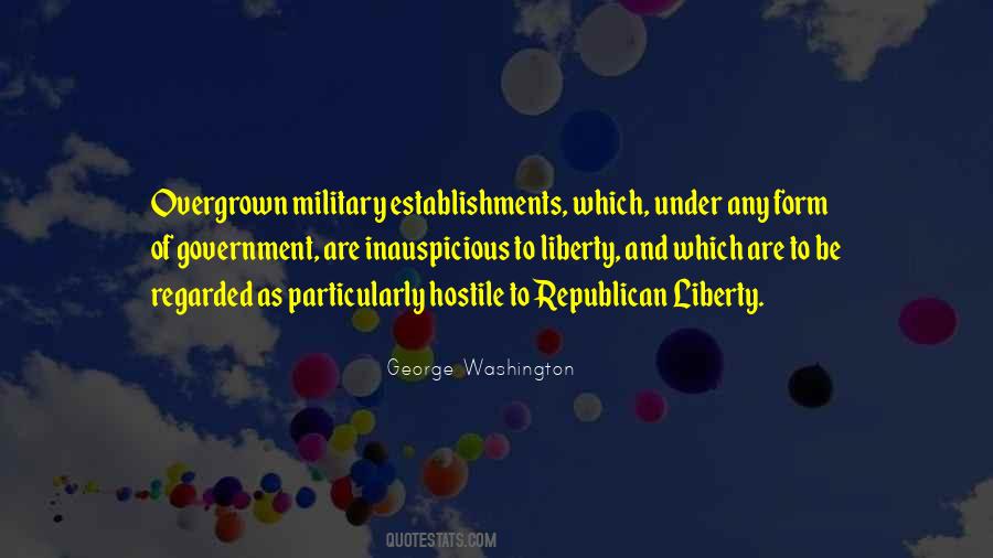 George Washington Military Quotes #321543