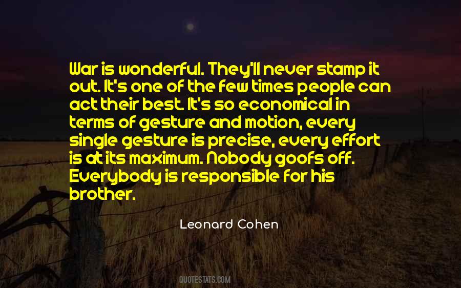 Act Of War Quotes #508302
