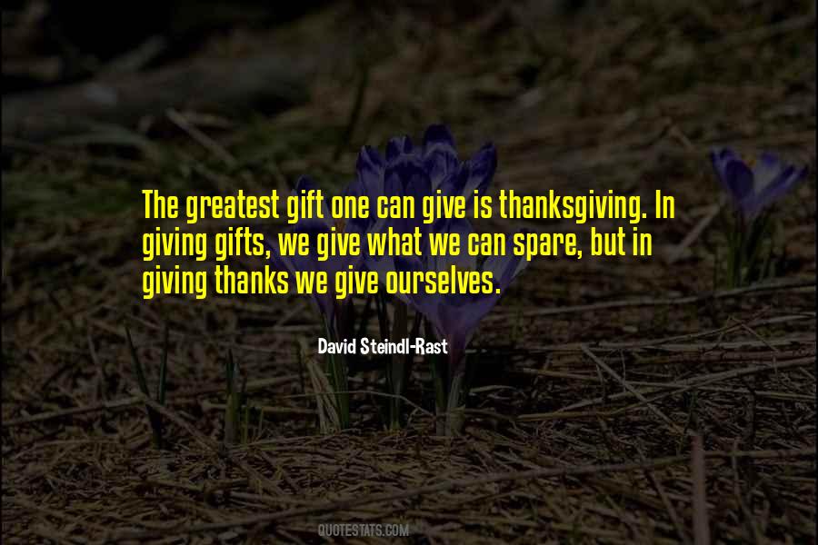 Thanksgiving Giving Thanks Quotes #333251