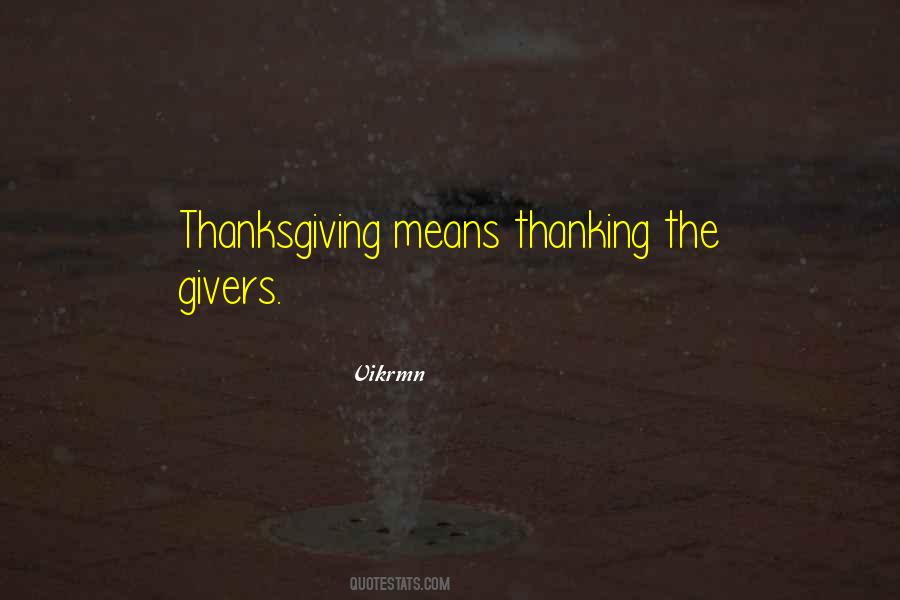 Thanksgiving Giving Thanks Quotes #972453