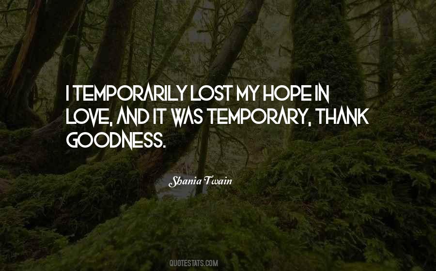 Lost My Hope Quotes #1282012