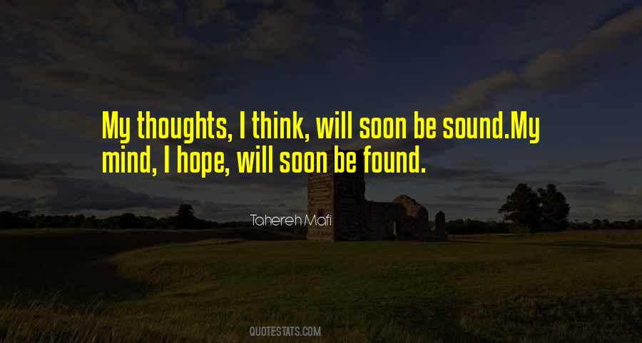 Lost My Hope Quotes #1627945