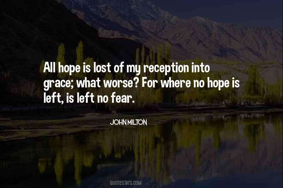 Lost My Hope Quotes #1695578