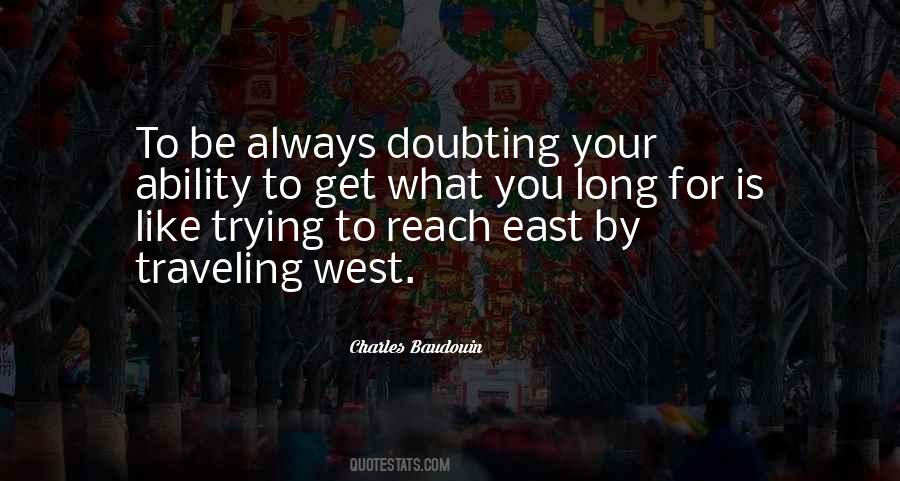 Always Doubt Quotes #426543