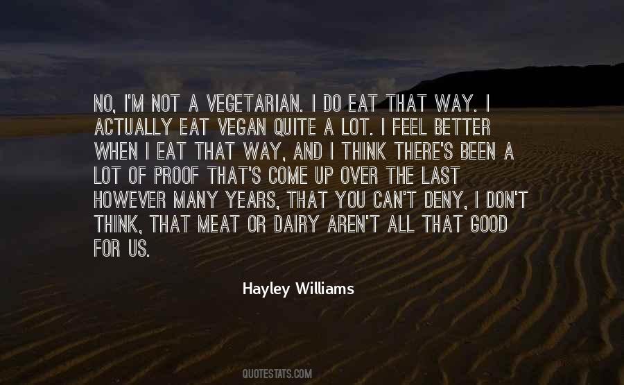 Quotes About Eat Vegetarian #1021135