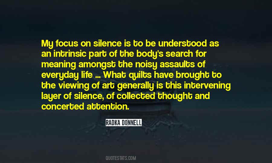 Life Silence Quotes #2783