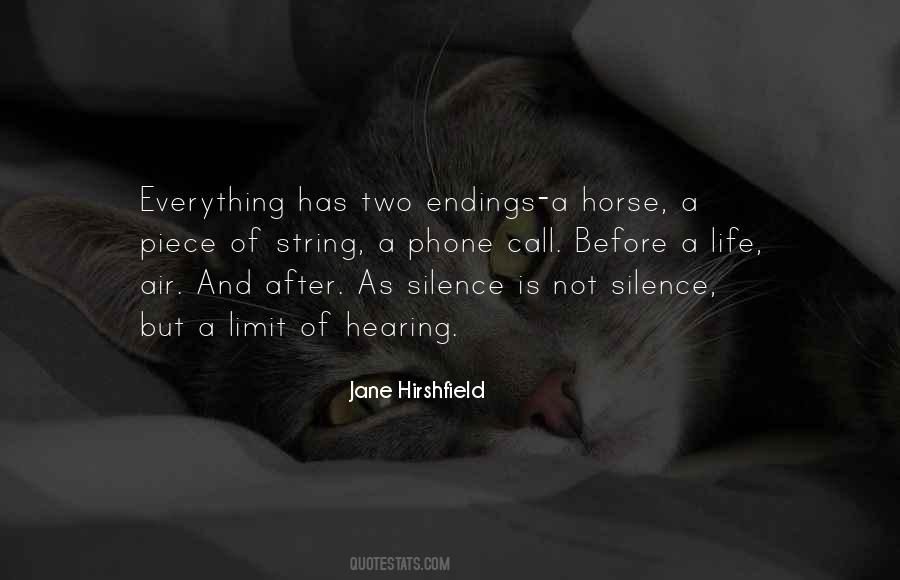 Life Silence Quotes #292950