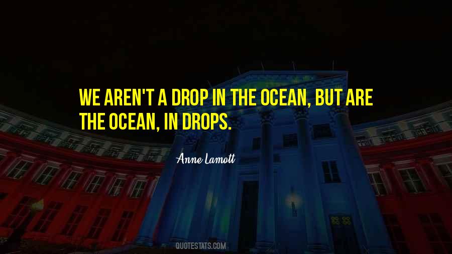 Ocean In A Drop Quotes #1654495