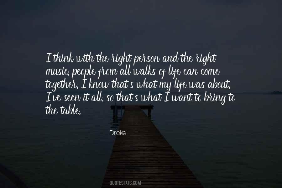 Table Of Life Quotes #1732488
