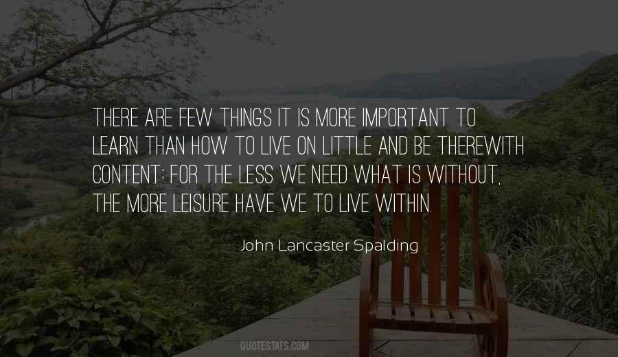 Learn How To Live Quotes #128983