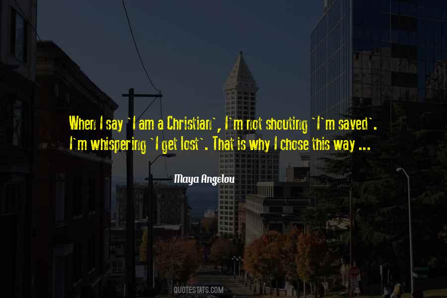 Am Not Lost Quotes #1180463