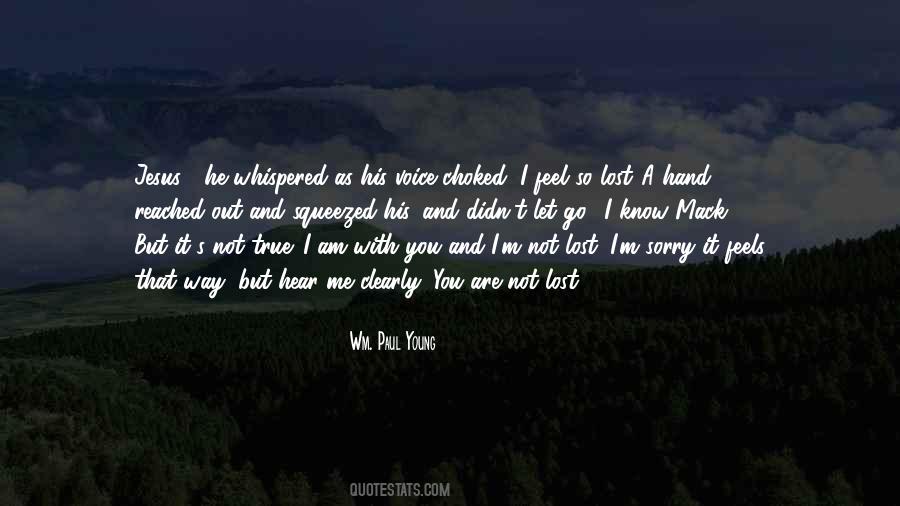 Am Not Lost Quotes #1841730