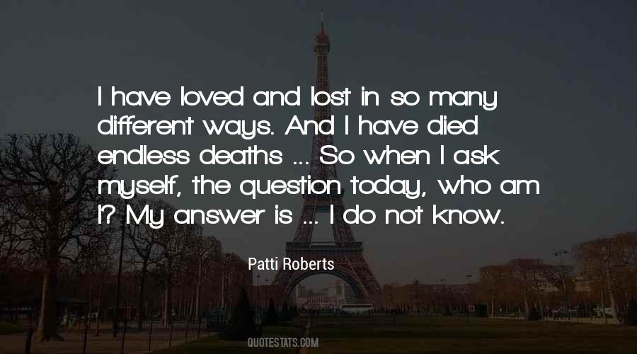 Am Not Lost Quotes #699584