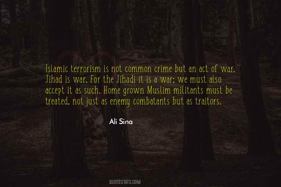 Quotes About Islamic Jihad #802629