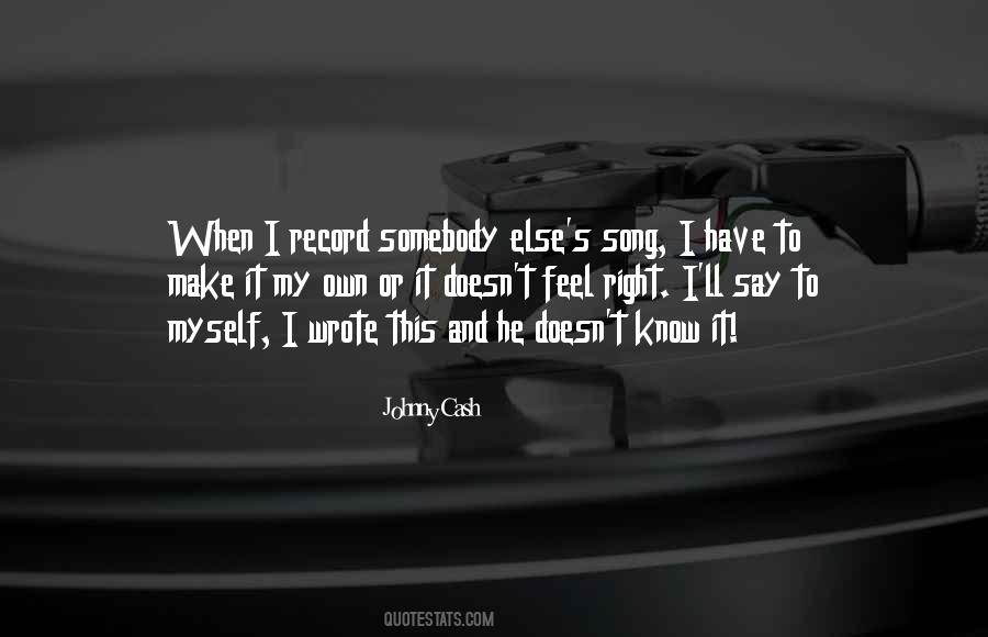 Johnny Cash Song Quotes #231924