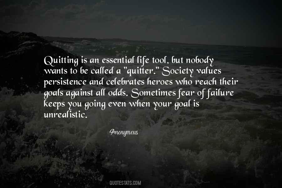 Fear Of Society Quotes #1253709