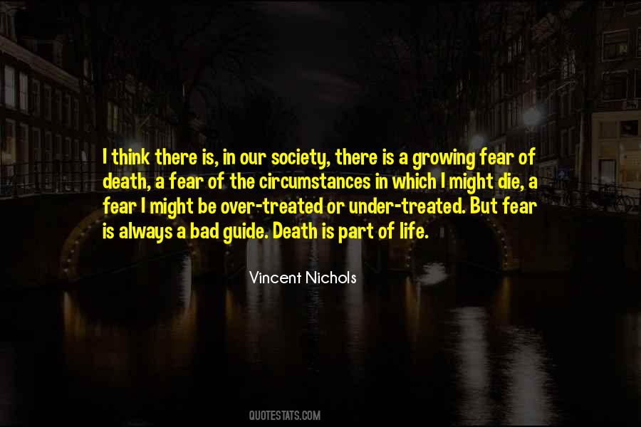 Fear Of Society Quotes #1469466