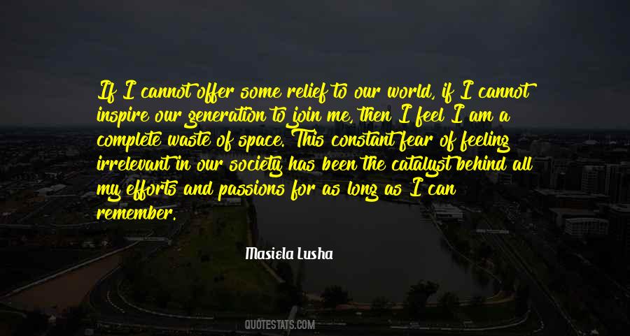 Fear Of Society Quotes #554264