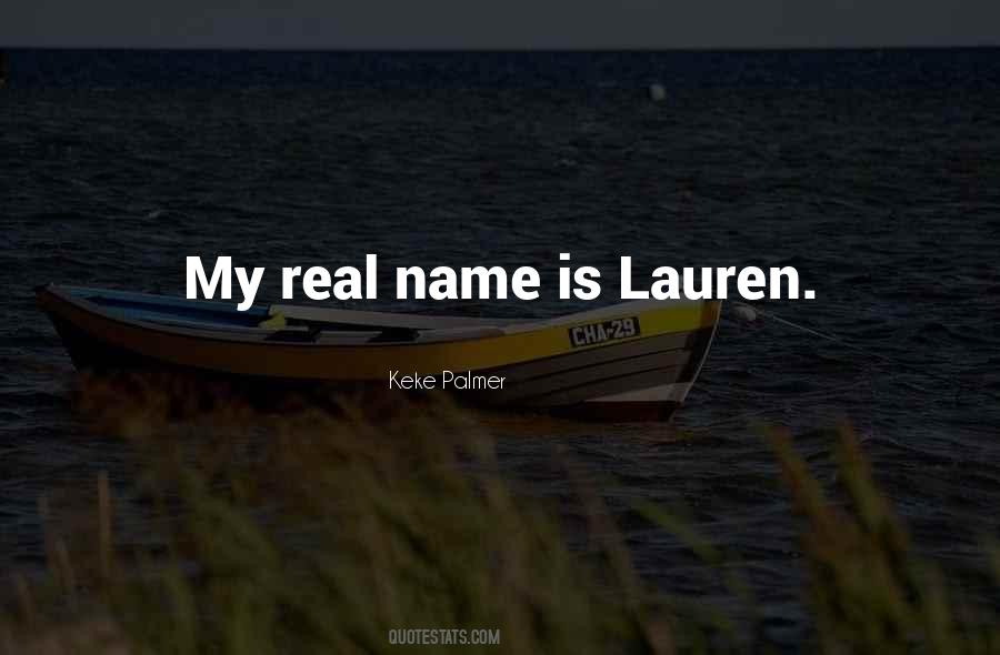Quotes About The Name Lauren #525484