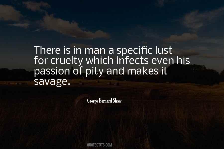 Savage Man Quotes #113029