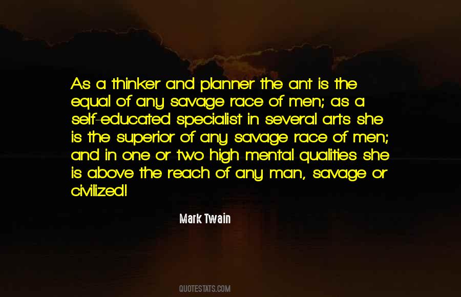 Savage Man Quotes #178514