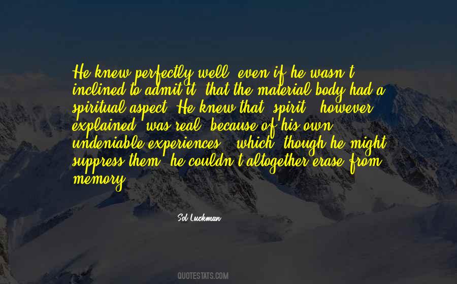 Spiritual Memory Quotes #132056