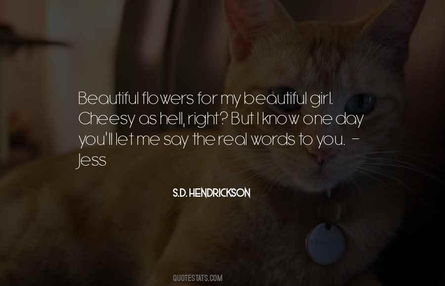 How To Say A Girl Is Beautiful Quotes #1507380
