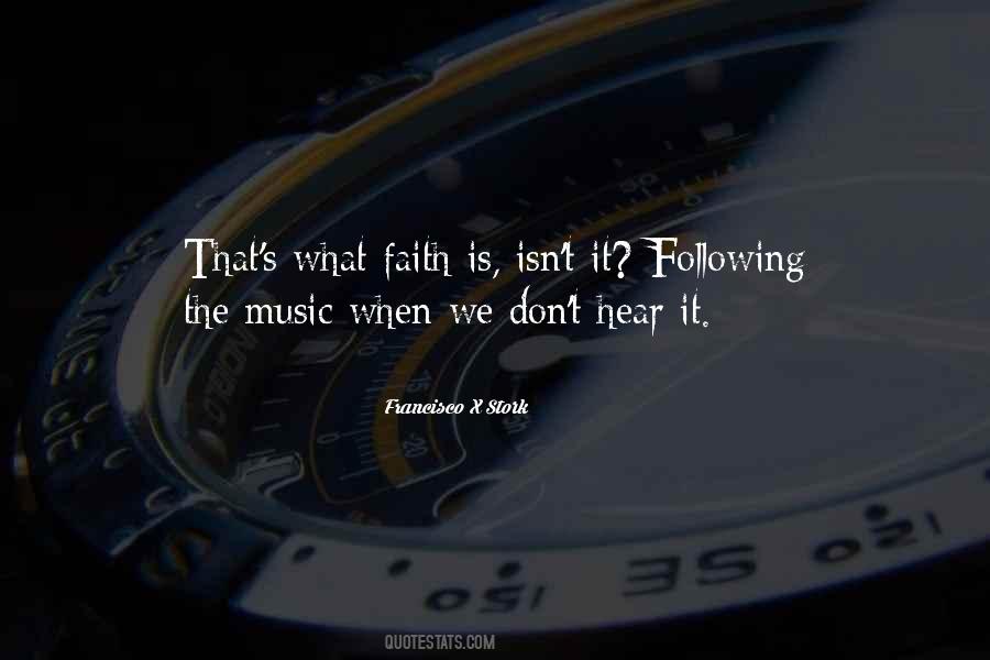 Music Faith Quotes #1610070