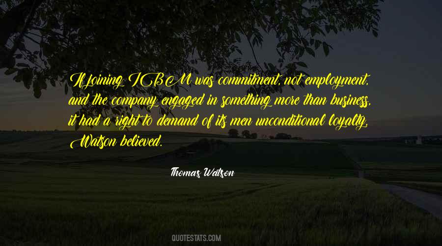 Business Commitment Quotes #106168