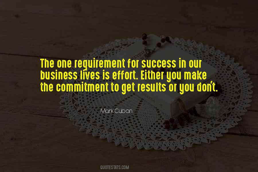Business Commitment Quotes #1476356