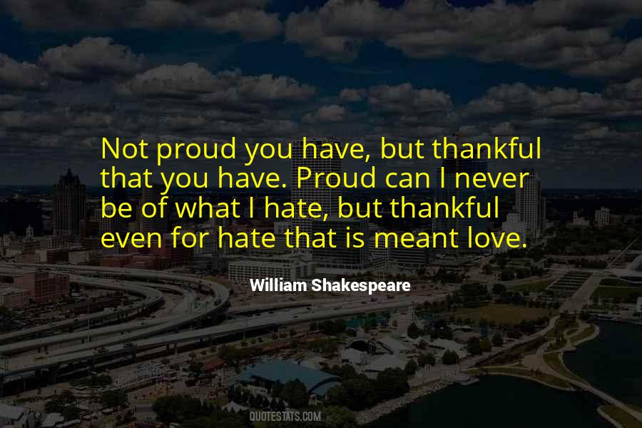 Quotes About Love For Hate #1002651